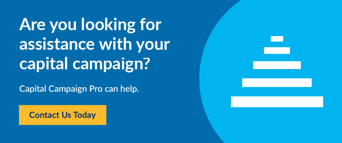 Contact Capital Campaign Pro today for help with your campaign