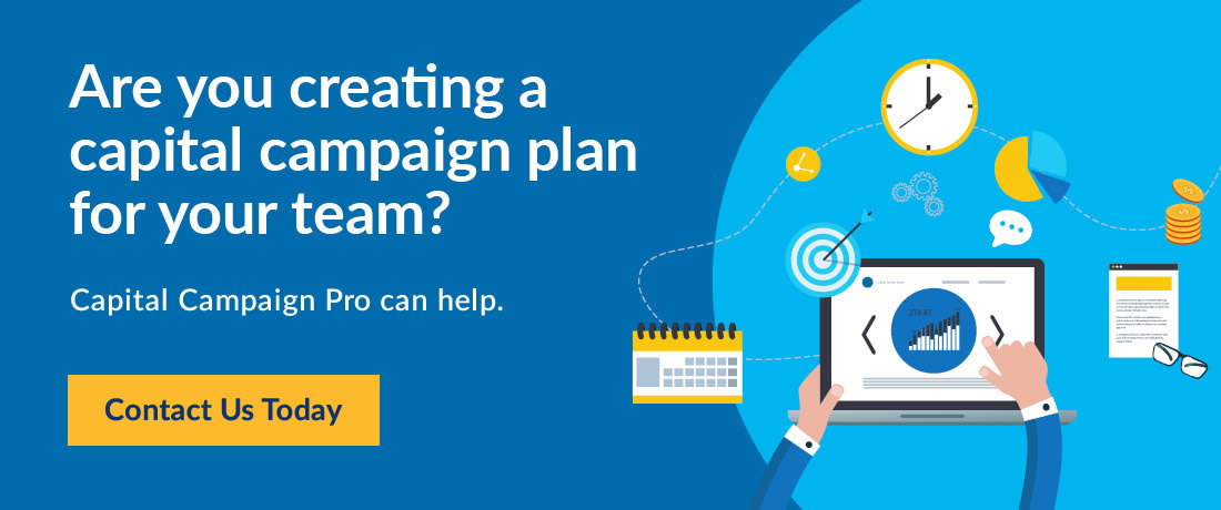 Creating a capital campaign plan for your team? Capital Campaign Pro can help!