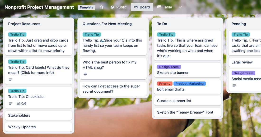 Trello: Top Tool for Capital Campaign Project Management
