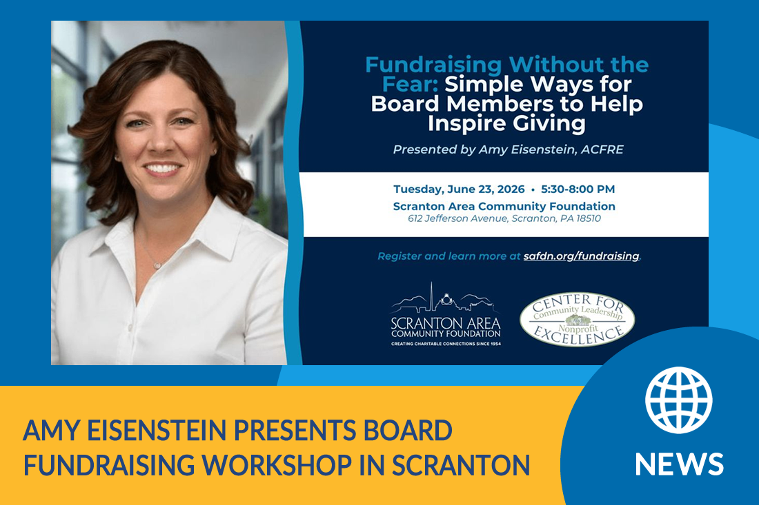 Amy Eisenstein Presents Board Fundraising Workshop in Scranton
